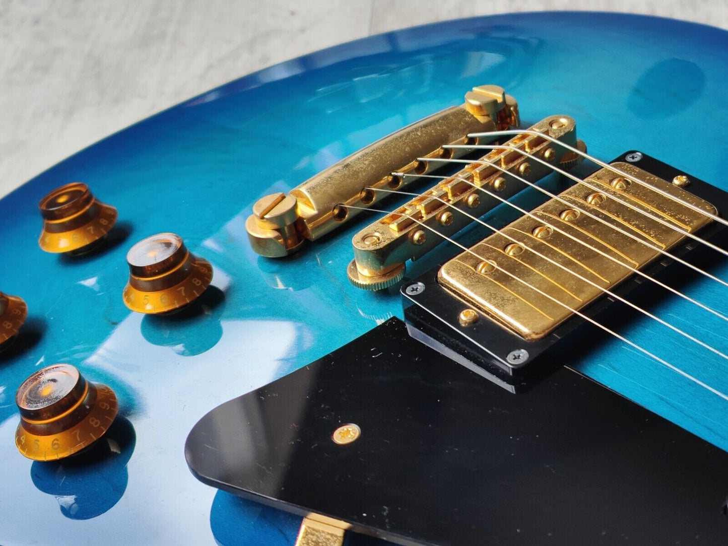2021 FGN (Fujigen) NLS10RMPTB Neo Classic Series Les Paul (Blue Burst)