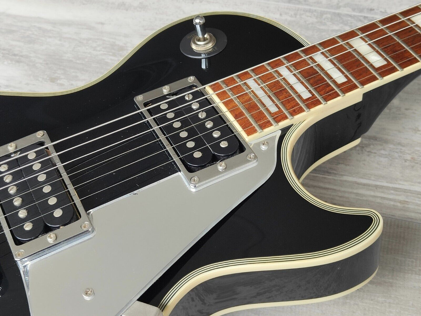 2007 Burny RLC-50JS John Sykes Les Paul Custom (Black)