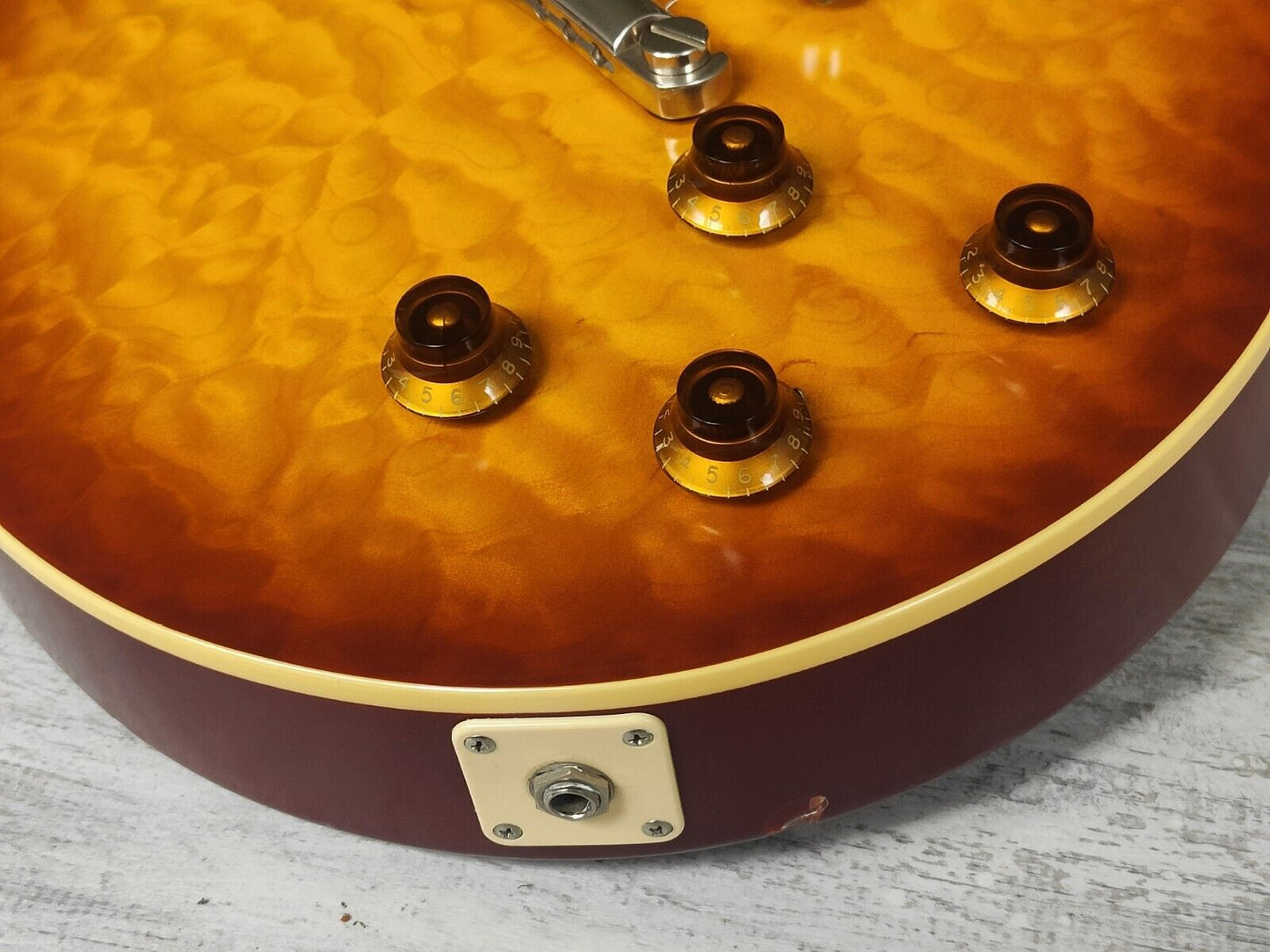 2004 Tokai Japan LS-90Q Love Rock Les Paul Standard (Quilt Top Violin Burst) w/Case