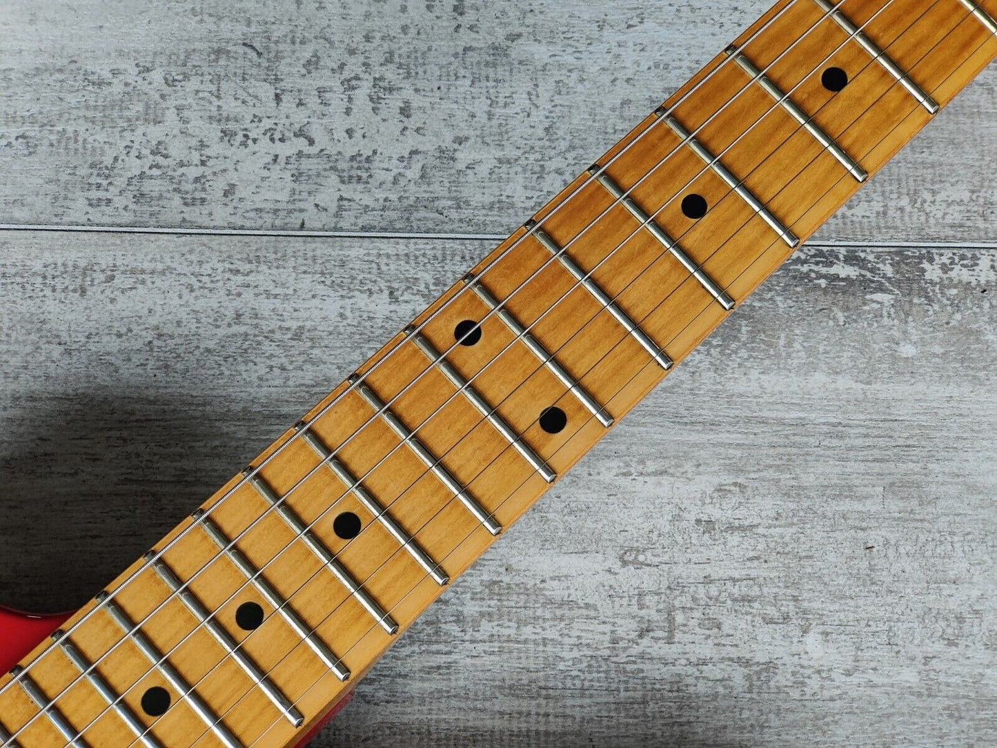 1987 Zep Custom II (by ESP Japan) Random Star Akira Takasaki Model (Red)