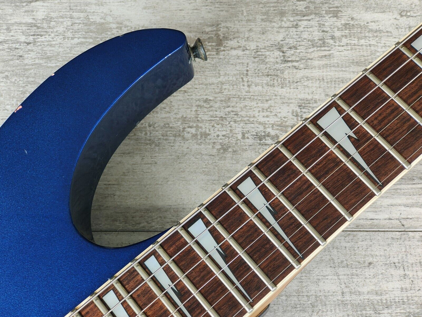 1993 Ibanez Japan PGM100 Paul Gilbert Signature Model Superstrat (Jewel Blue)