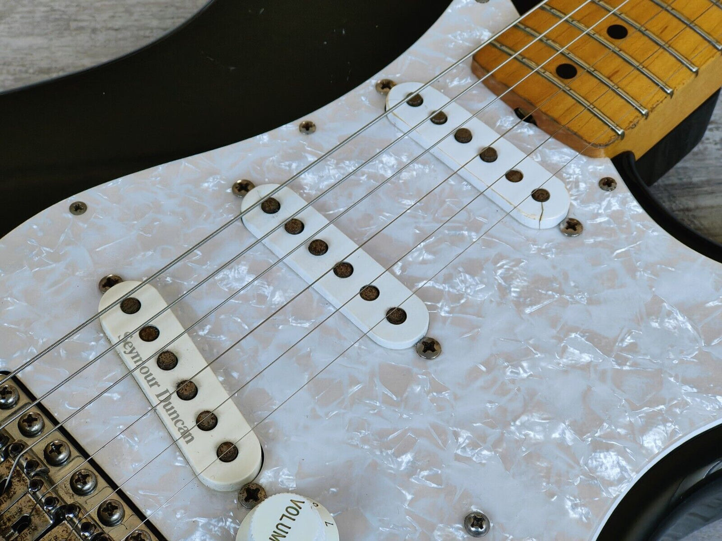 2002 Fender Japan ST57 '57 Reissue Upgraded/Modified Stratocaster (Black)