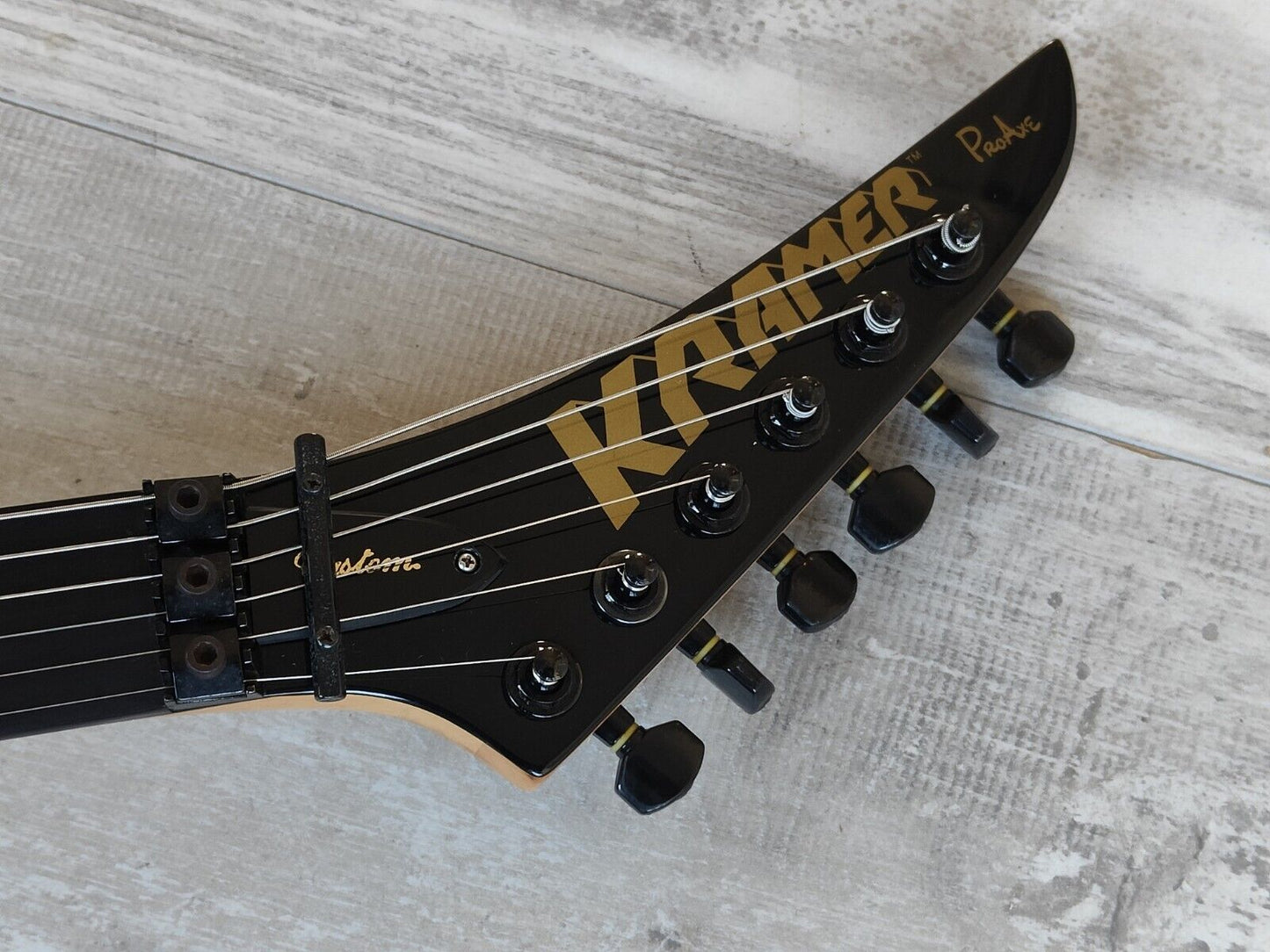 1994 Kramer Japan Proaxe Custom HS Superstrat (Black)