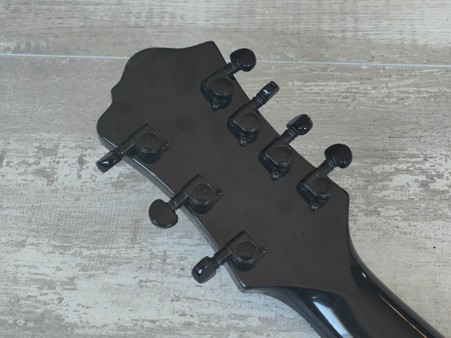 2001 B.C Rich USA 7-String Neckthrough Mockingbird (Black)