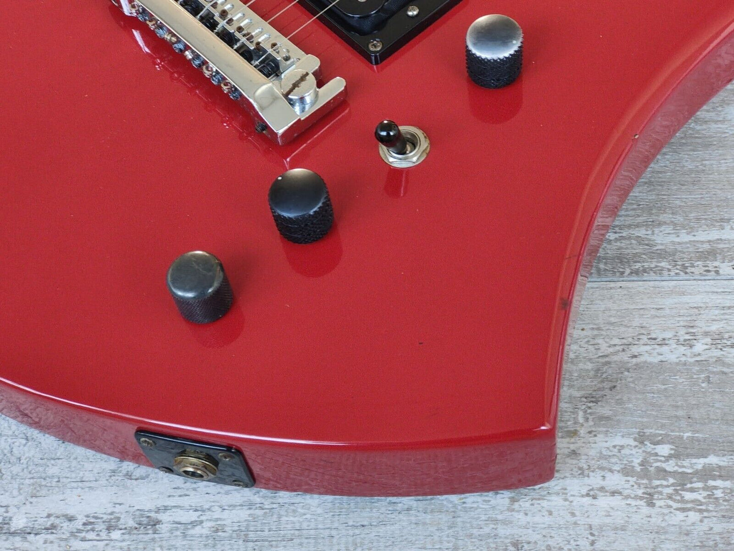 1992 BC Rich MG-601 Japanese Mockingbird w/Quad Bridge (Red)