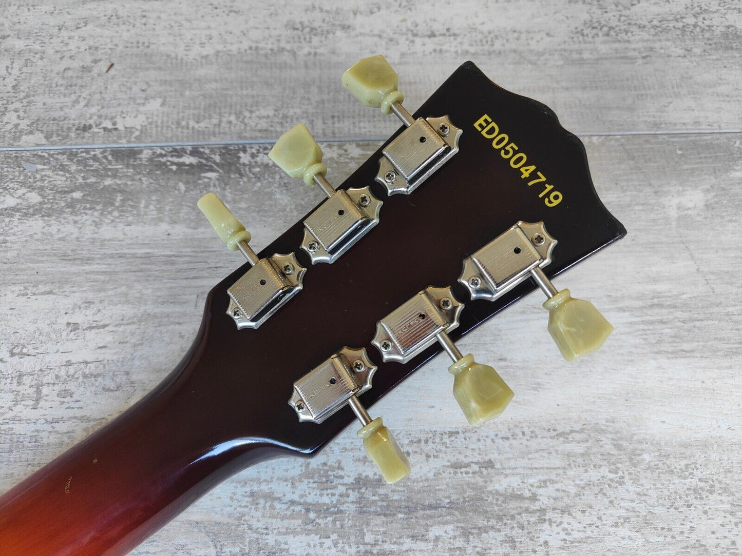 2005 Edwards (by ESP Japan) E-SA-125LTS Semi Hollowbody (Brown Sunburst)
