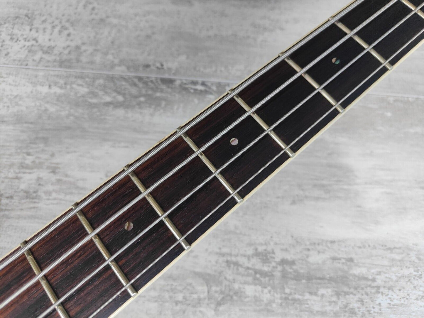 2005 ESP Japan Viper Double Cutaway Bass (Red)