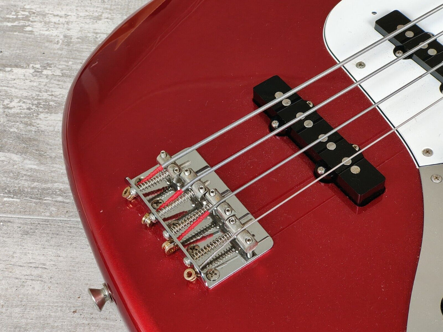 2002 Fender Japan Jazz Bass Standard (Candy Apple Red)