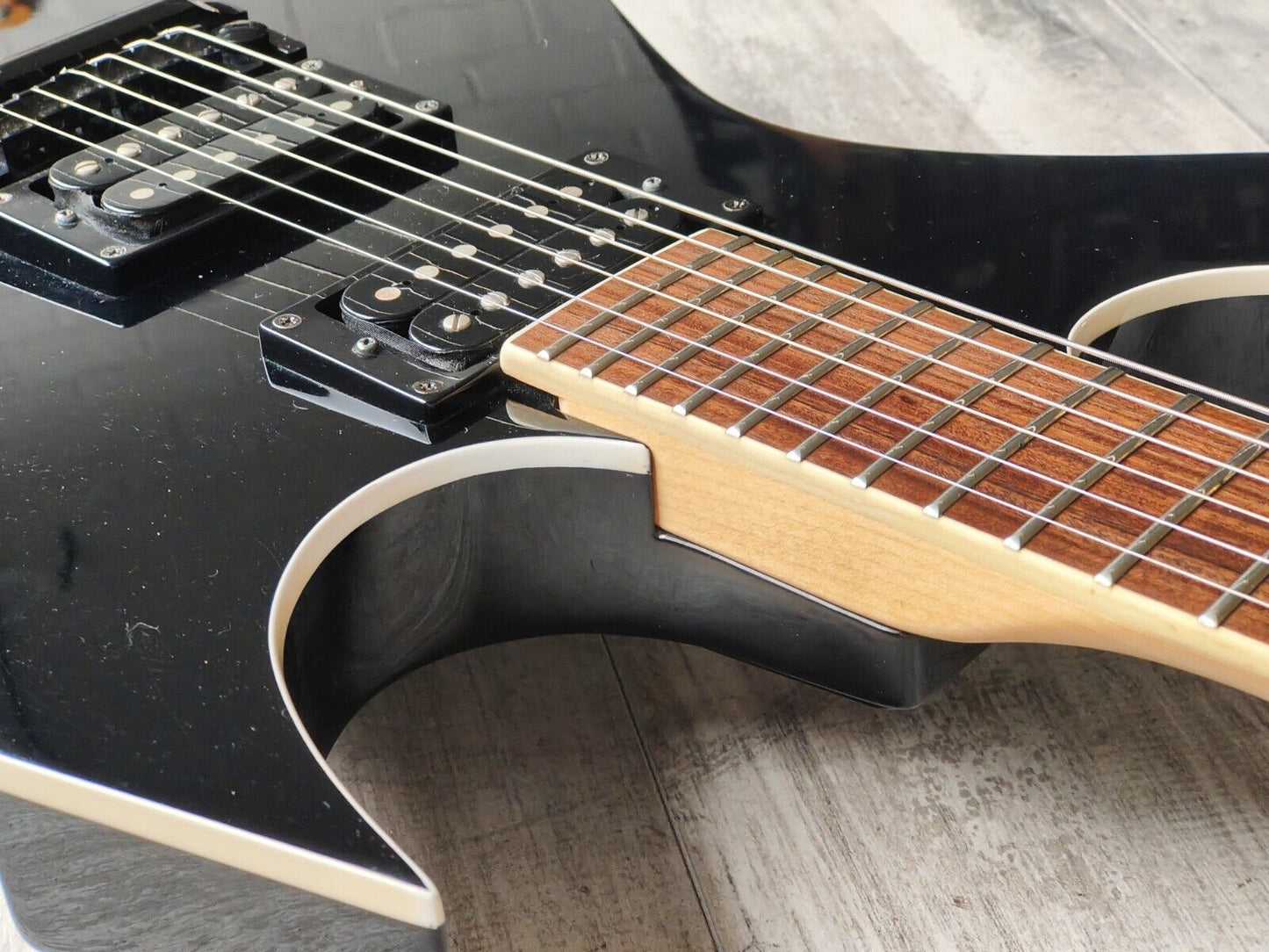 2000's BC Rich Mick Thomson 7 Style Warlock (Black)