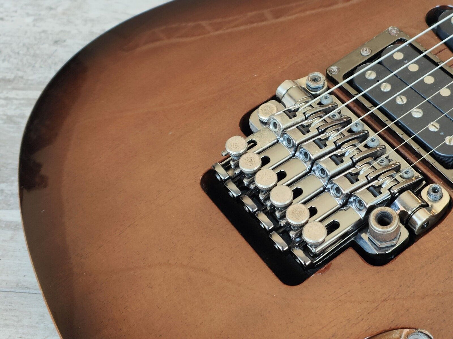 2008 Ibanez Japan S5470 S Series J-Craft Prestige (Transparent Black Sunburst)