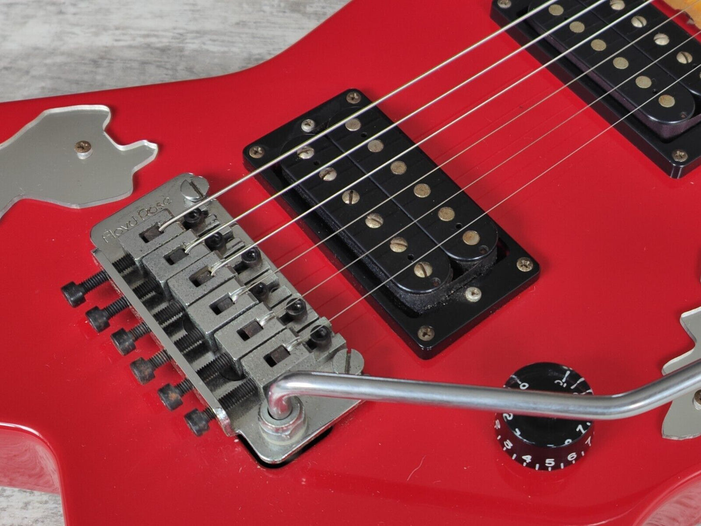 1987 Zep Custom II (by ESP Japan) Random Star Akira Takasaki Model (Red)