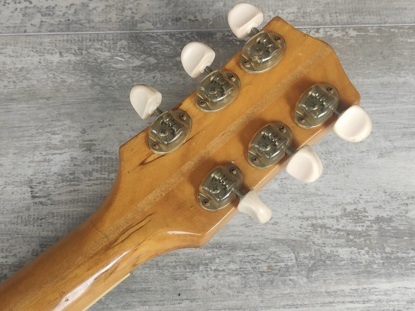 1960's Kawai Japan Archtop Three Pickup Vintage Hollowbody Guitar (Natural)