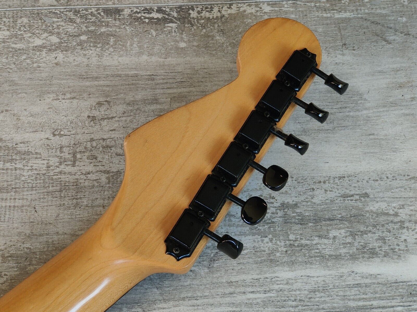 1990's Fernandes Japan FST-75S Stratocaster w/Sustainer (Refinished Yellow)