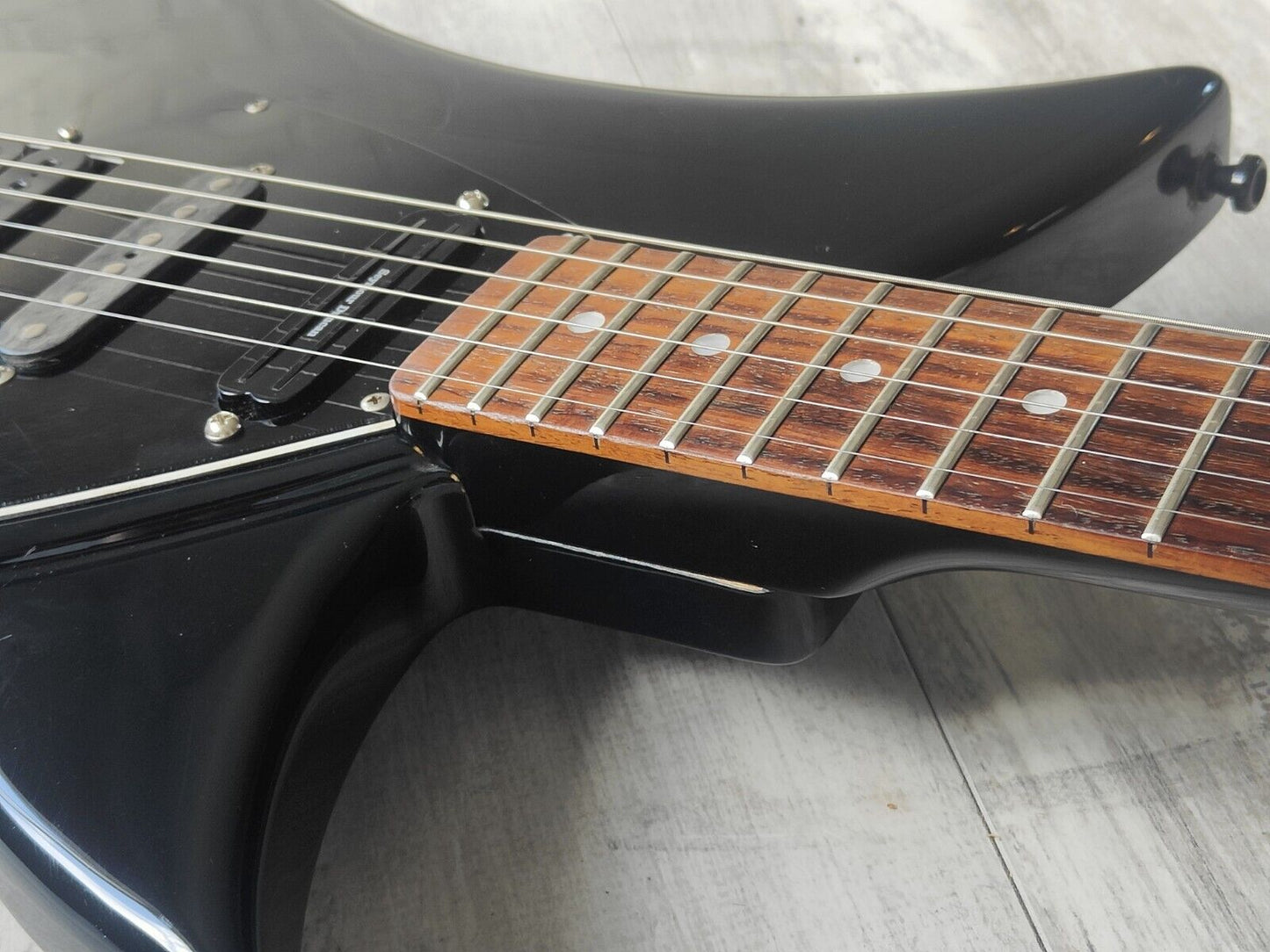 Tokai Japan Talbo - Seymour Duncan/Dimarzio's w/Wood Body (Black)