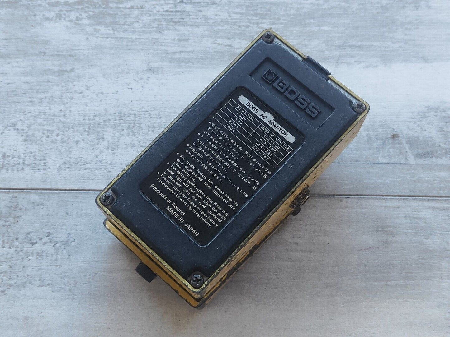 1985 Boss SD-1 Overdrive Japan Vintage Effects Pedal