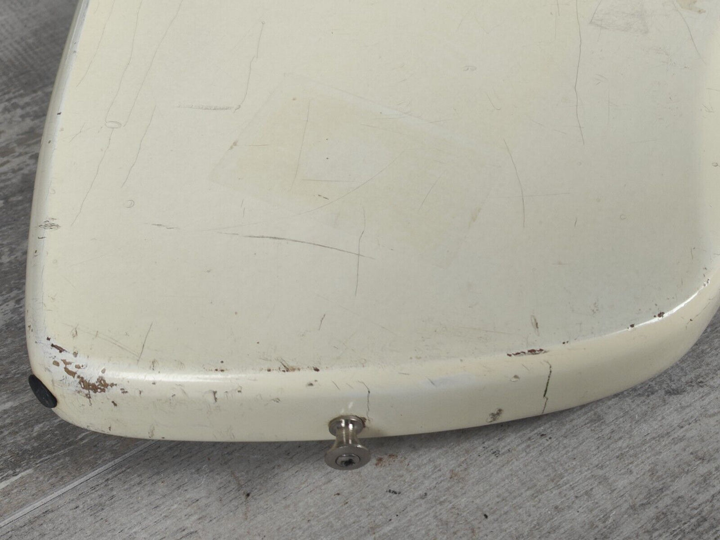 1960's Teisco Japan Royalist EV-2T Weird Old Guitar (White)