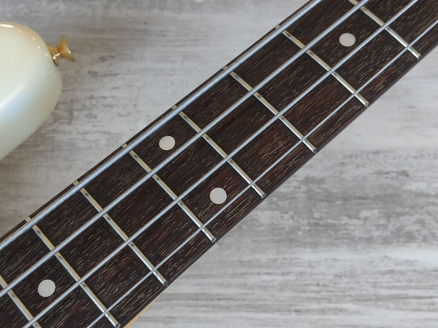 1988 Tokai Japan MJB-70 Triple Pickup Jazz Bass (Pearl White)
