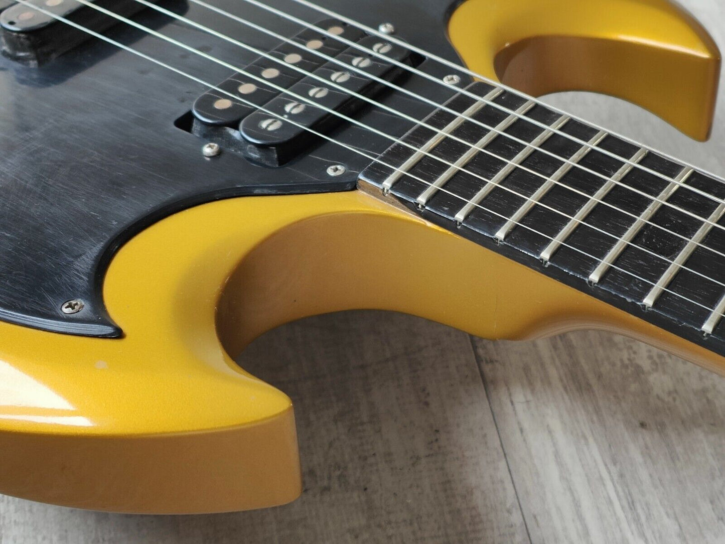 2000 Gibson USA Gothic SG Double Cutaway (Refinished Gold)