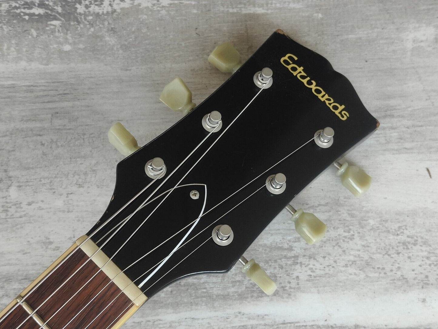 2004 Edwards (by ESP Japan) E-SG-90LT2 Double Cutaway SG (Black)
