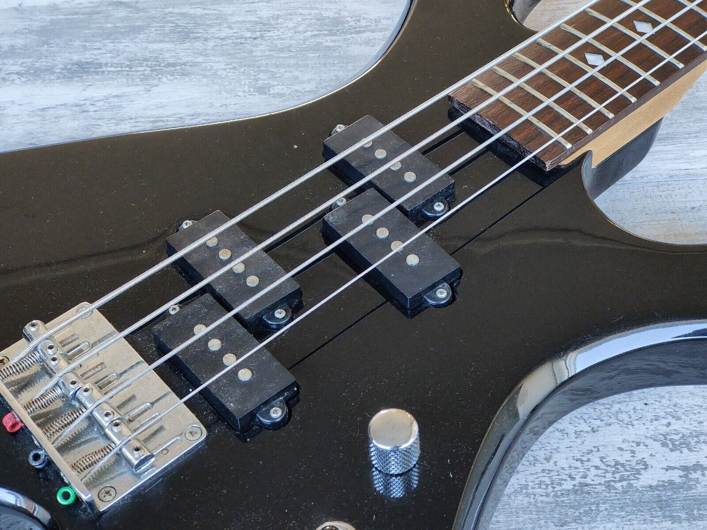 2000's BC Rich Warlock Bass (Black)