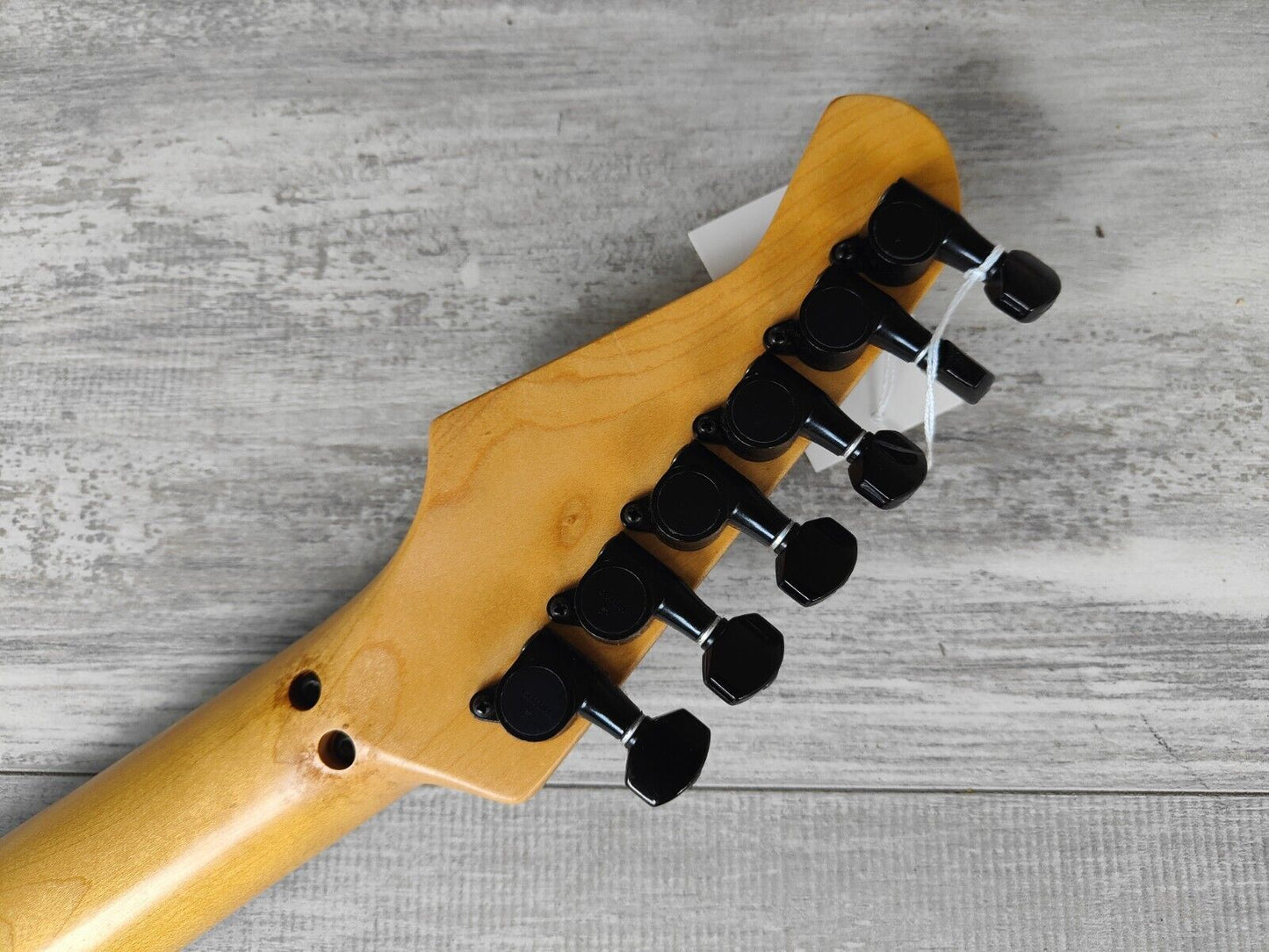 1988 Fernandes Japan FR-85 Revolver Active Superstrat (Cherry Sunburst)