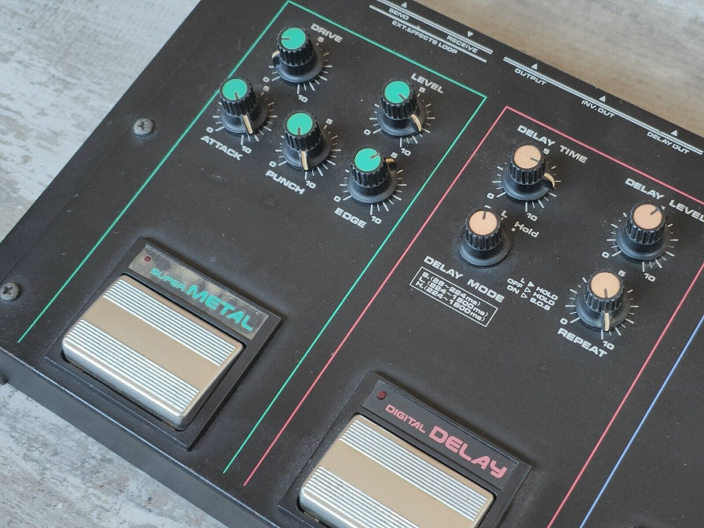1980's Maxon DUE300 Vintage Multi Effects Pedal