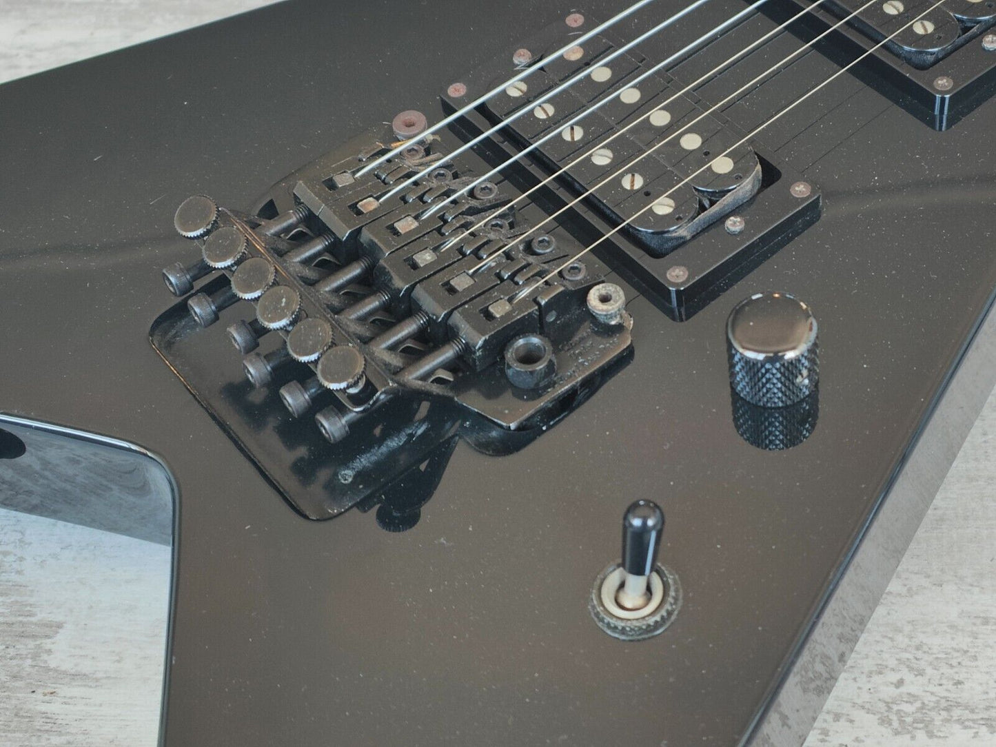 2000's Jackson Charvel Japan CKV-068 Exclaim Series Flying V (Black)