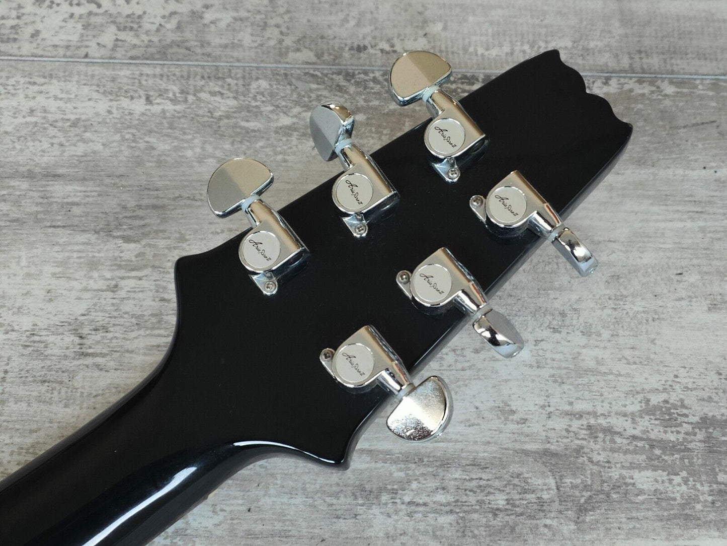 1983 Aria Pro II Japan CS-350 Cardinal Double Cutaway (Black)