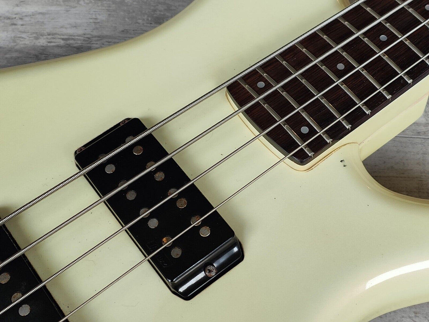 1987 Ibanez Japan RB835 Roadstar II Bass Guitar (Crystal Pearl White)