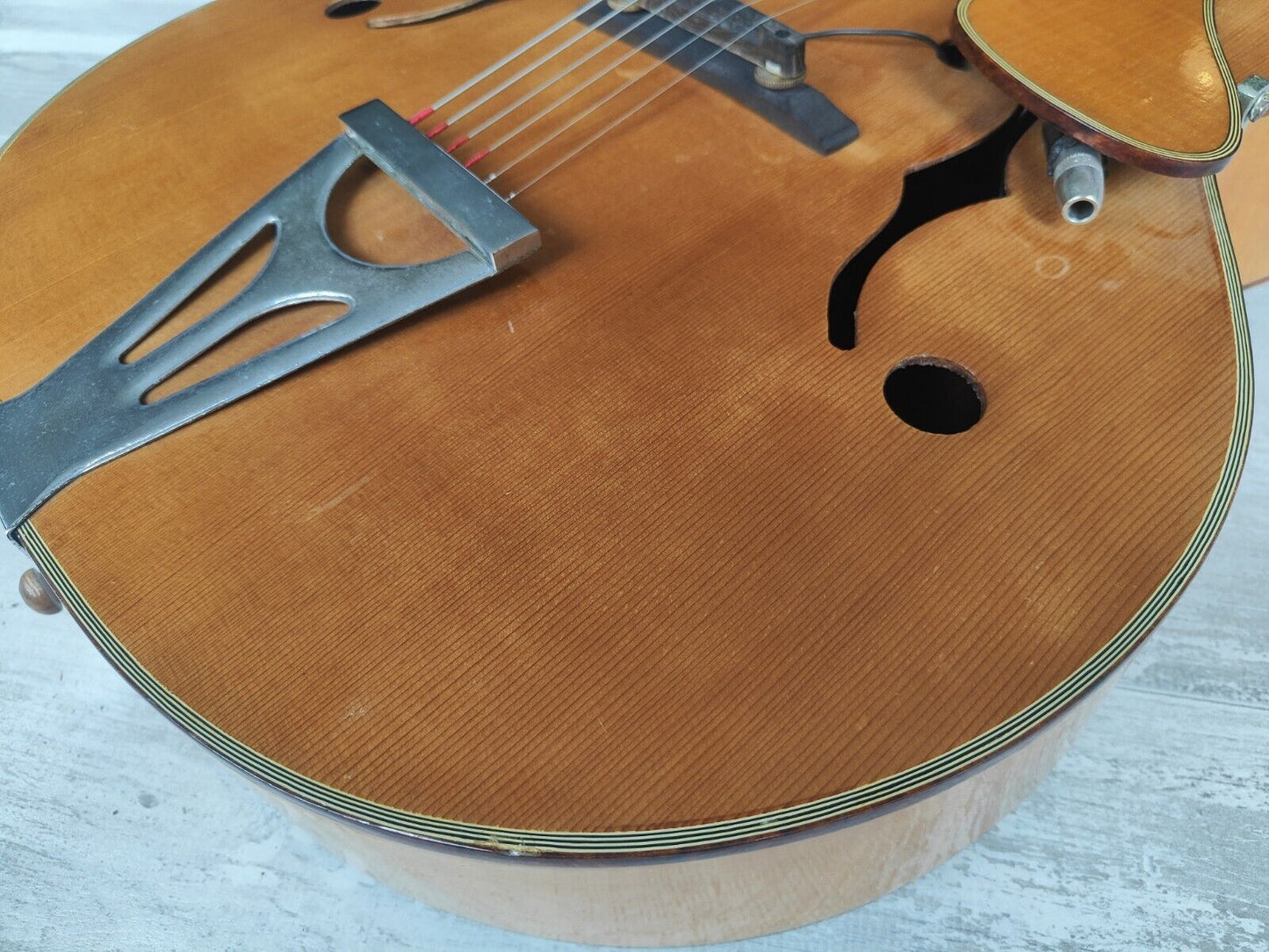 1960's Nardan Japan (Teisco) No. 100 Hollowbody Semi-Acoustic (Natural)