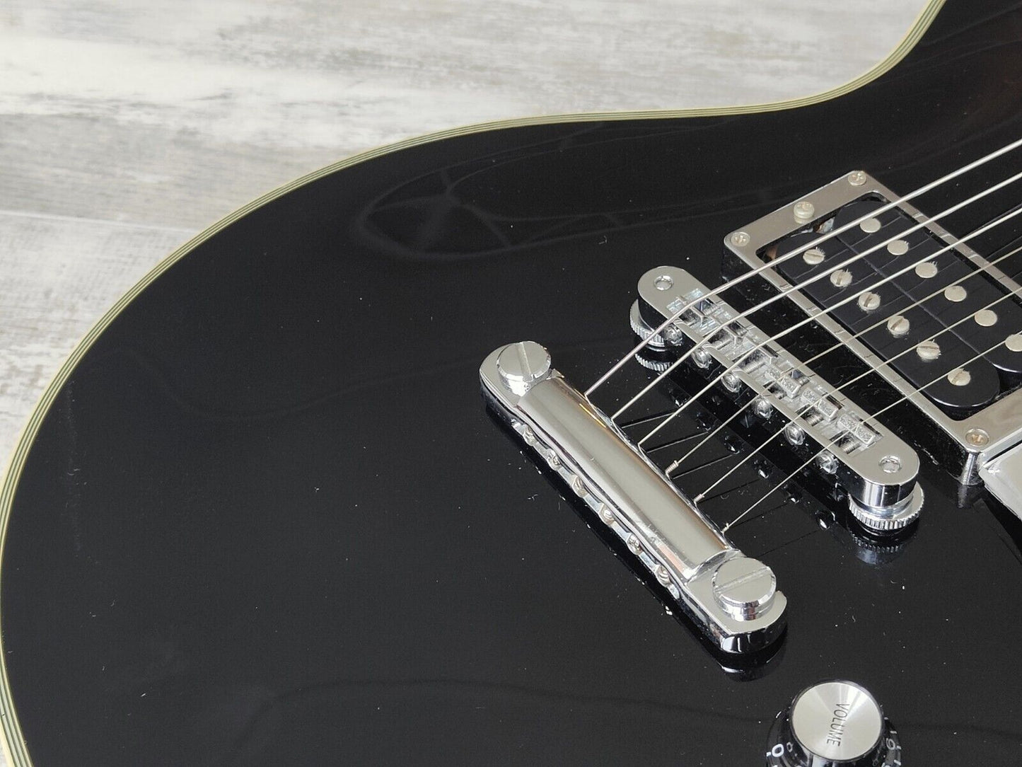 2007 Burny RLC-50JS John Sykes Les Paul Custom (Black)