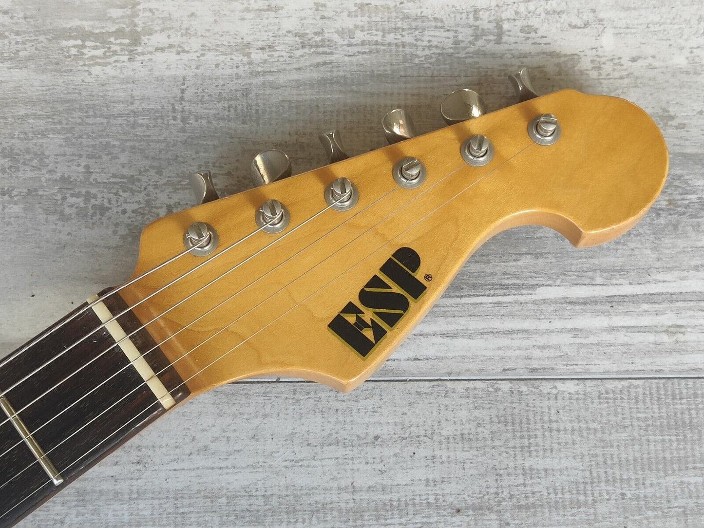 2000's ESP Japan Custom Order Stratocaster w/Van Zandt Pickups (White)