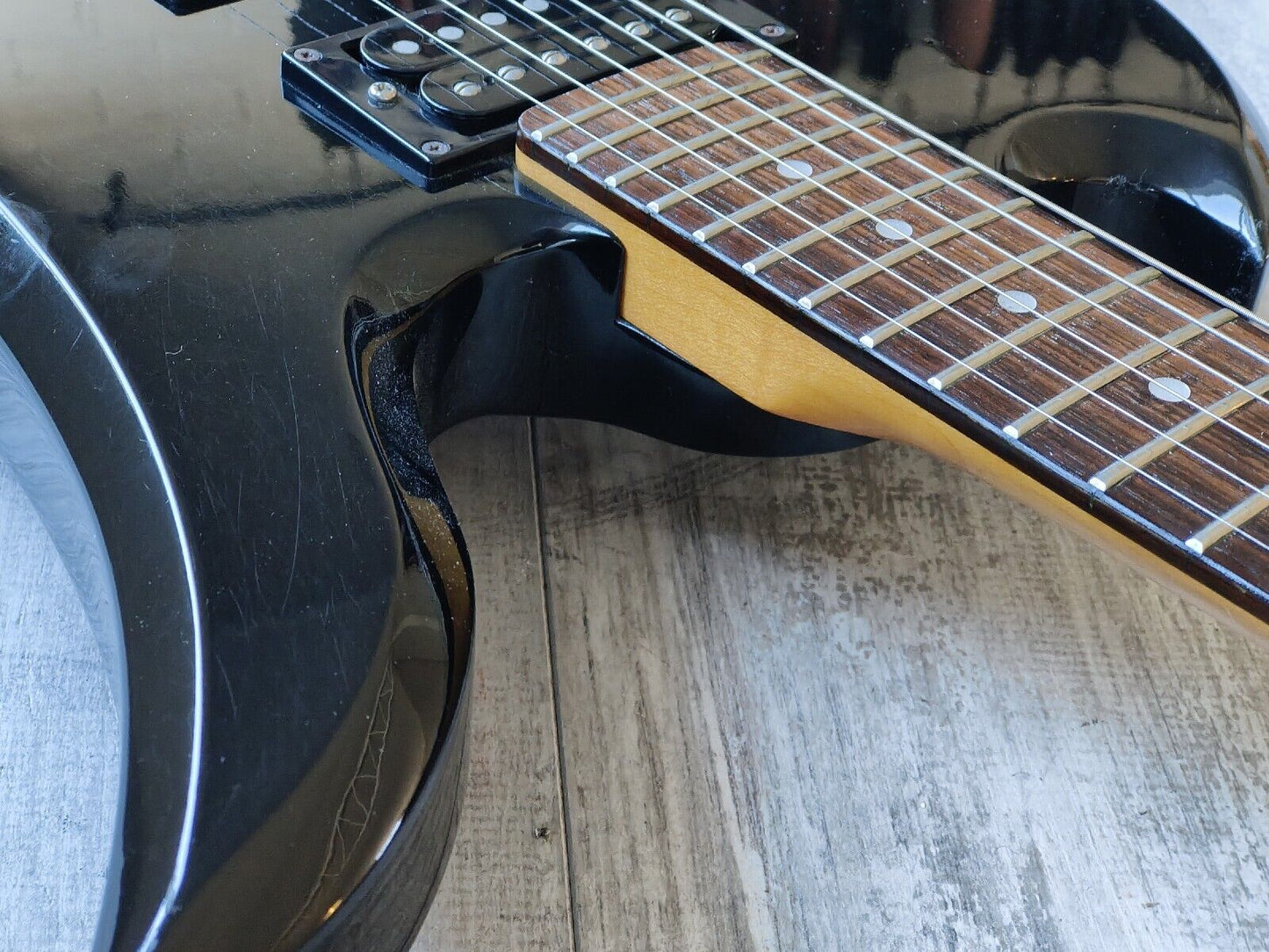 1992 BC Rich MG-851T Japanese Mockingbird w/Floyd Rose (Black)