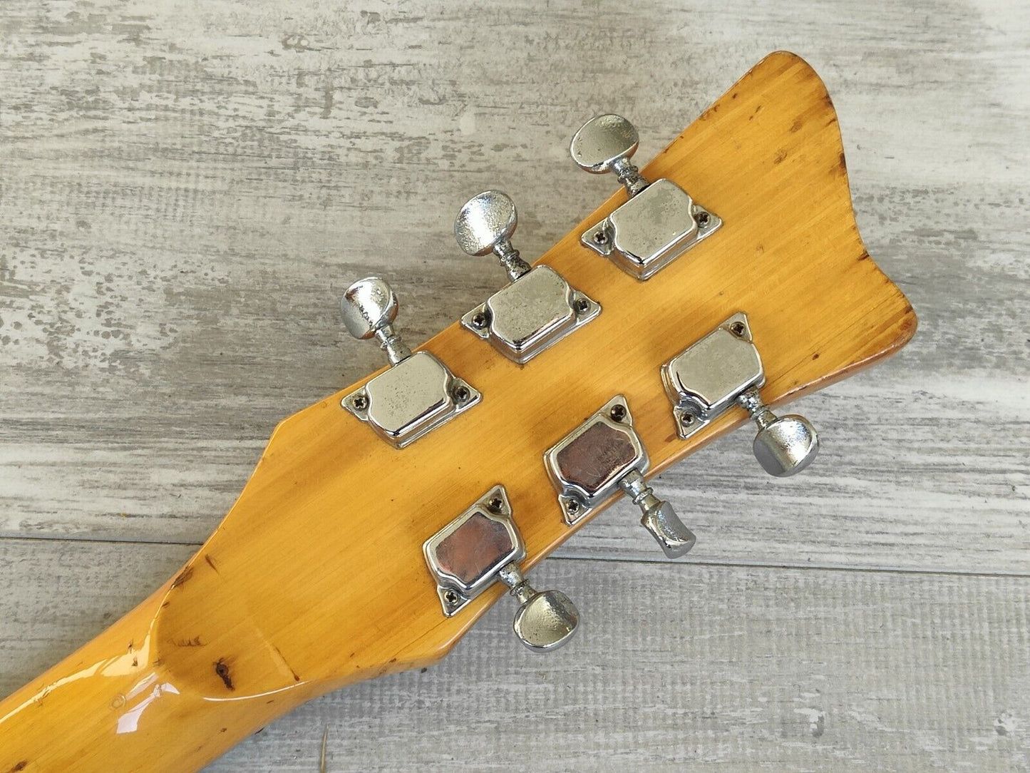 1960's Morales Japan (Mosrite) Ventures Semi Hollowbody Guitar (Vintage White)