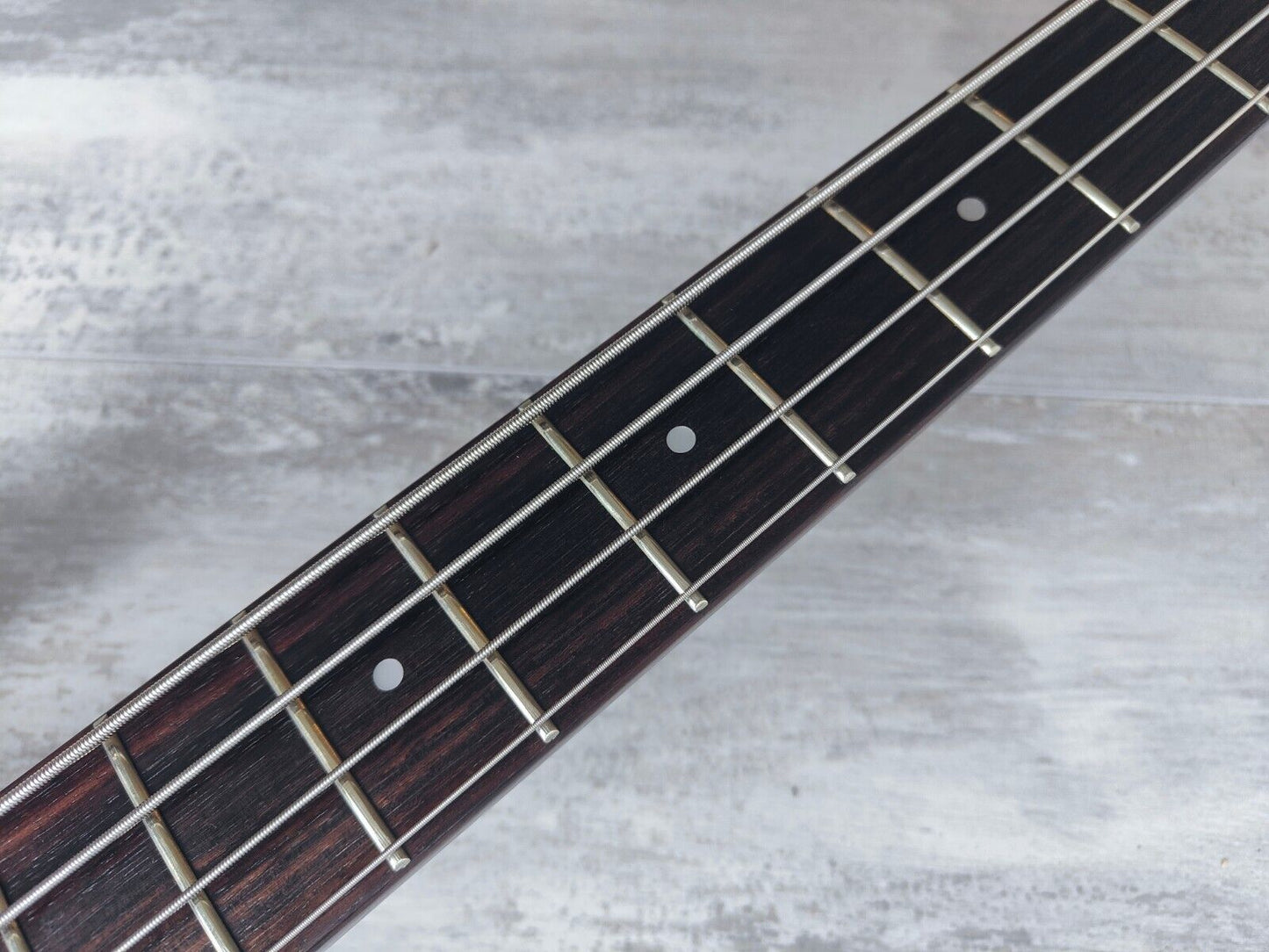 1986 Greco Japan JJB-M1 Medium Scale Electric Bass Guitar (Black)