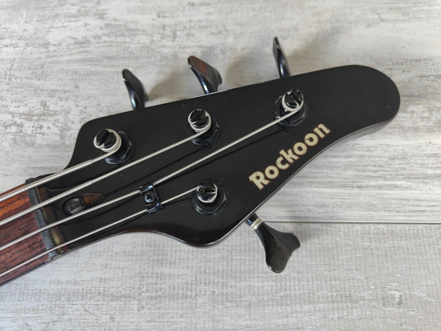 1989 Rockoon Japan (by Kawai) KRB-55PJ Bass (See Through Brown)