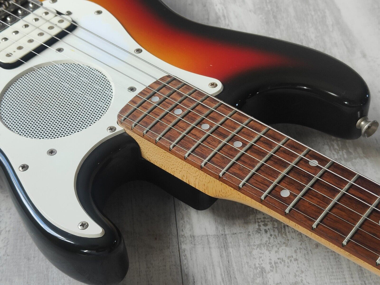 1993 Fender Japan ST-CHAMP Travel Stratocaster MIJ (Sunburst)