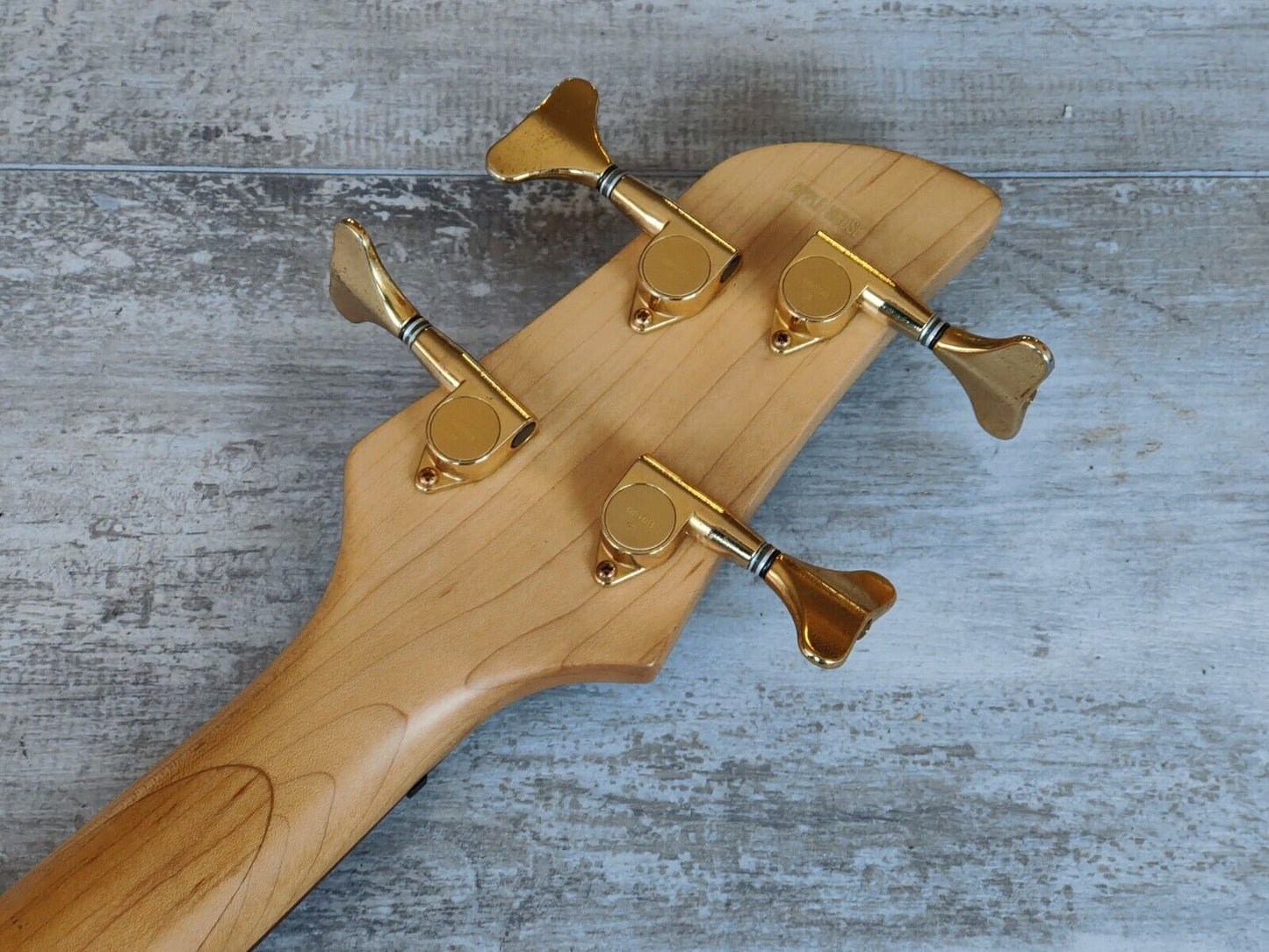 1990's Fernandes Japan FRB-75 Active Revolver Bass (Transparent Purple)