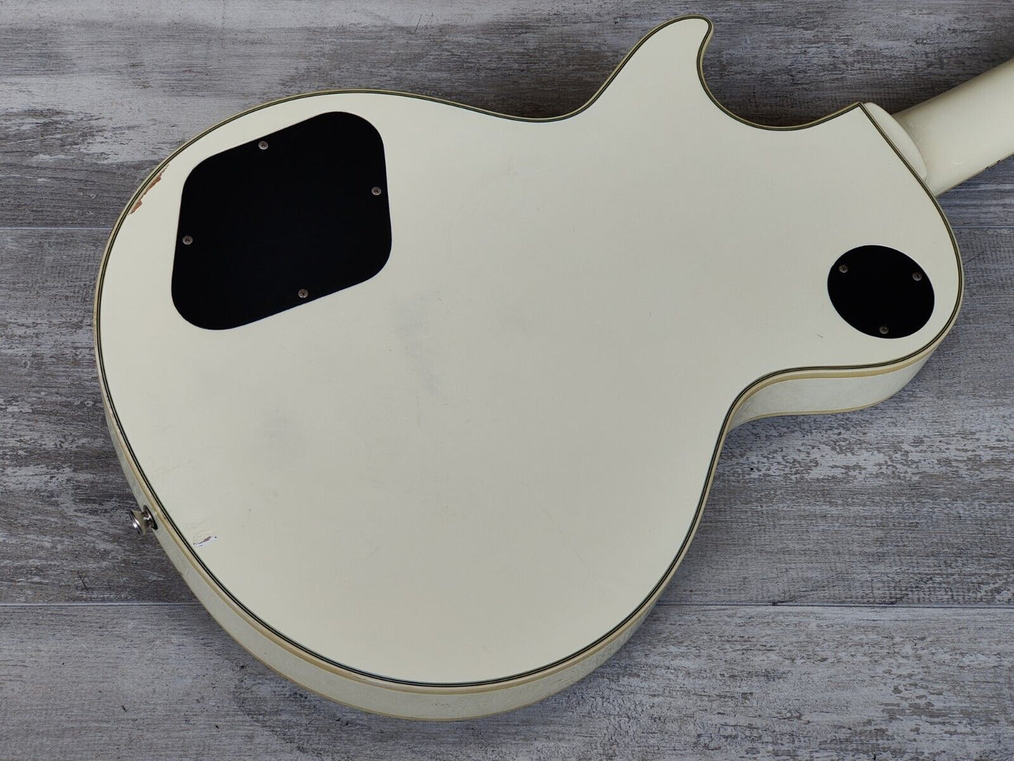 2004 Burny RLC-58K Les Paul Custom w/Kahler (Snow White)
