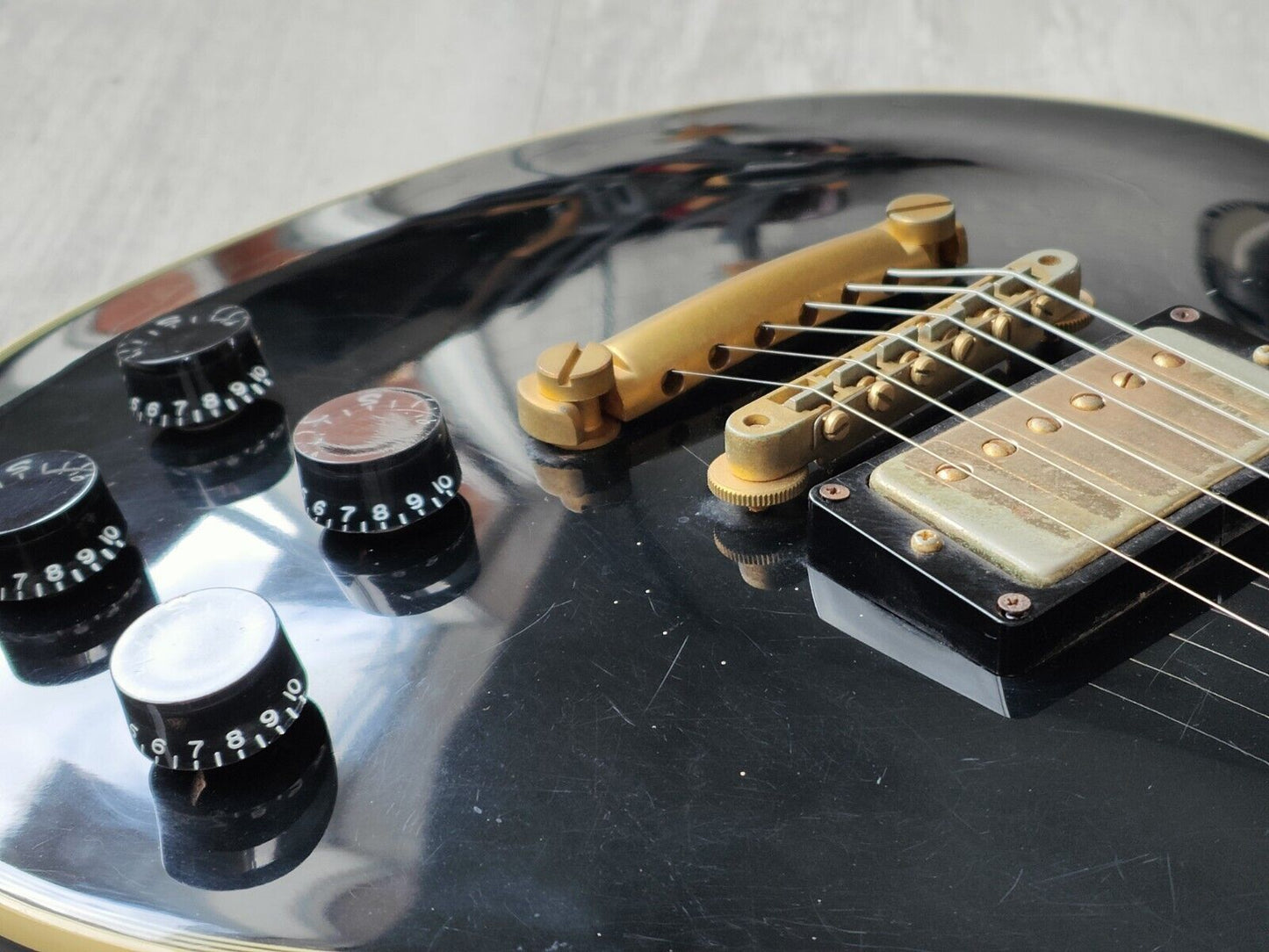 1987 Greco Japan EGC68-50 Les Paul Custom (Ebony)