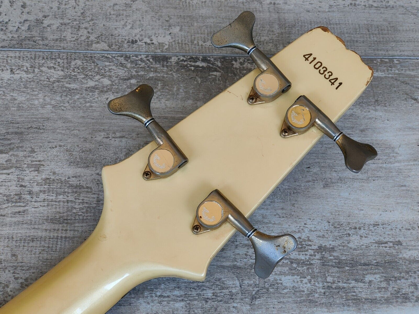 1984 Aria Pro II Japan SB Elite-I Electric Bass (Pearl White)