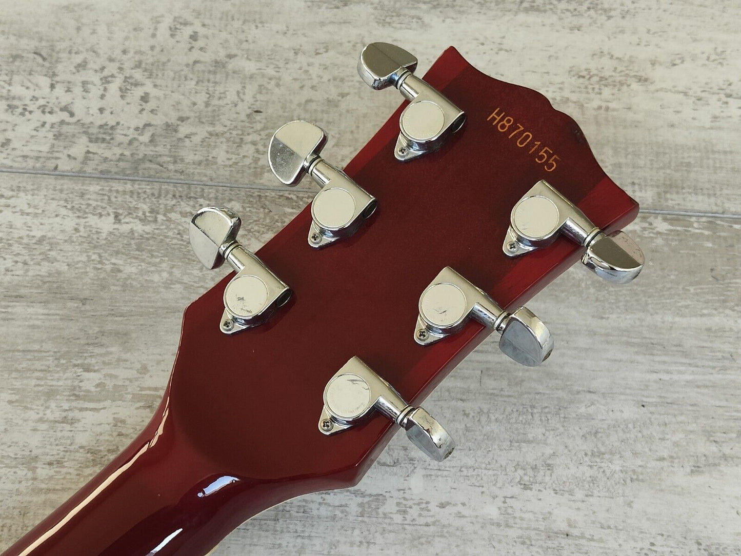 1987 Greco Japan EGC Custom Order Les Paul Custom (Flame Red)
