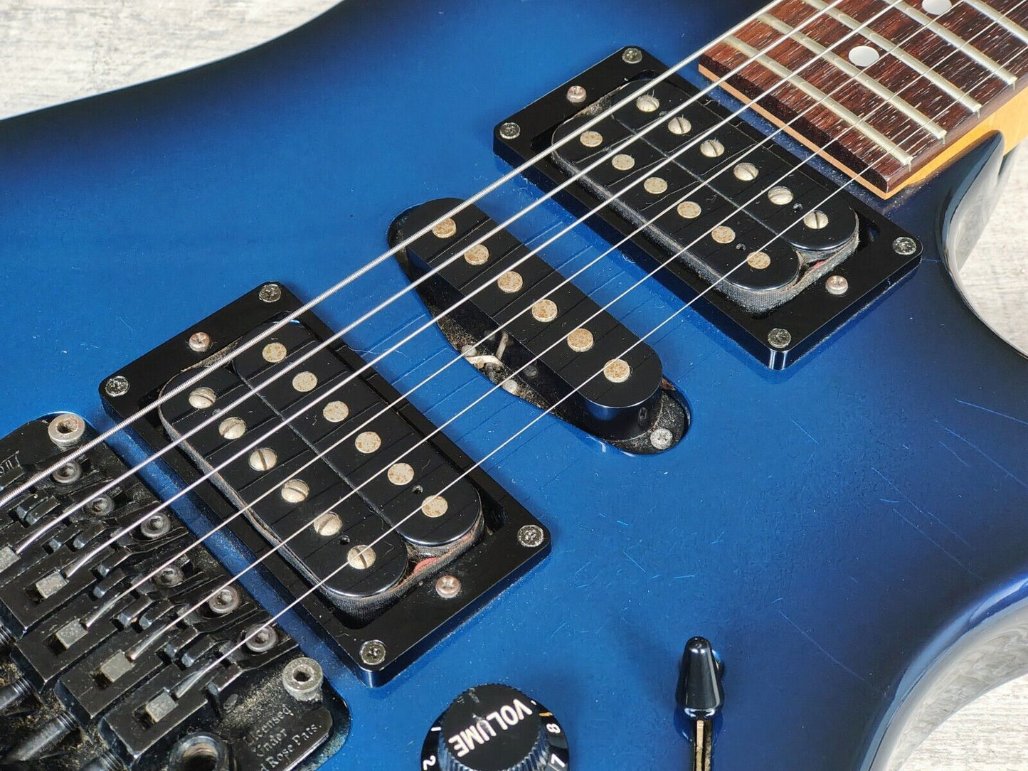 1994 Ibanez Japan RX370B RX Series HSH Superstrat (Cobalt Blue Burst)