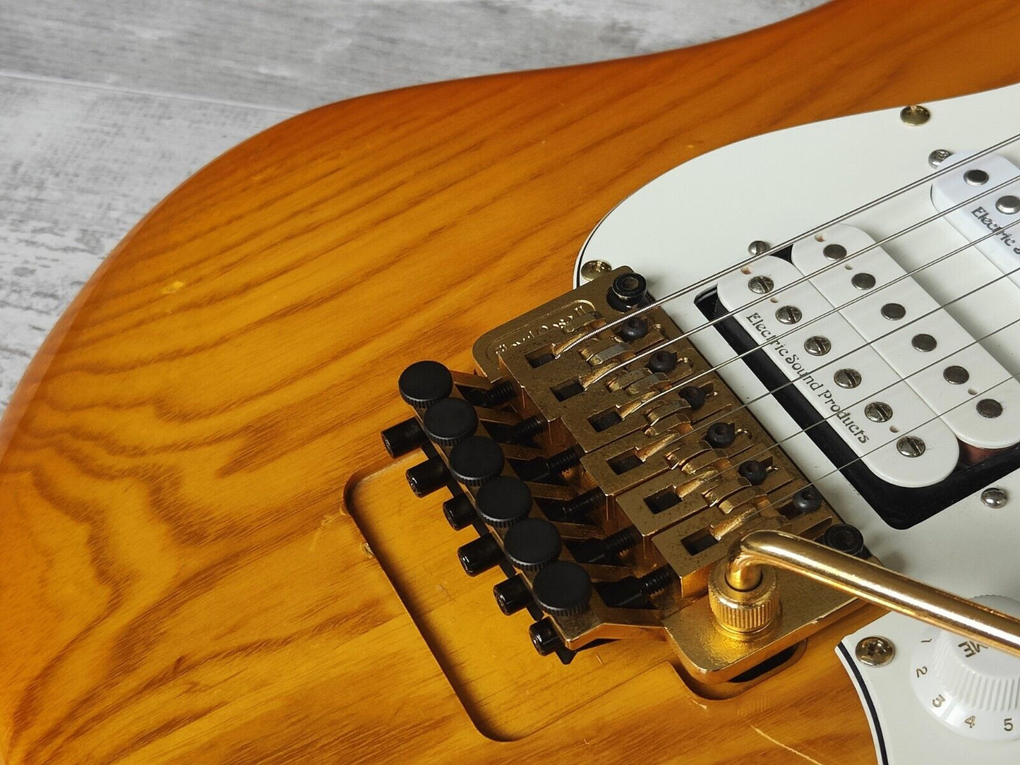1996 Bacchus Custom Order Stratocaster w/ESP Pickups and Floyd Rose (Natural)