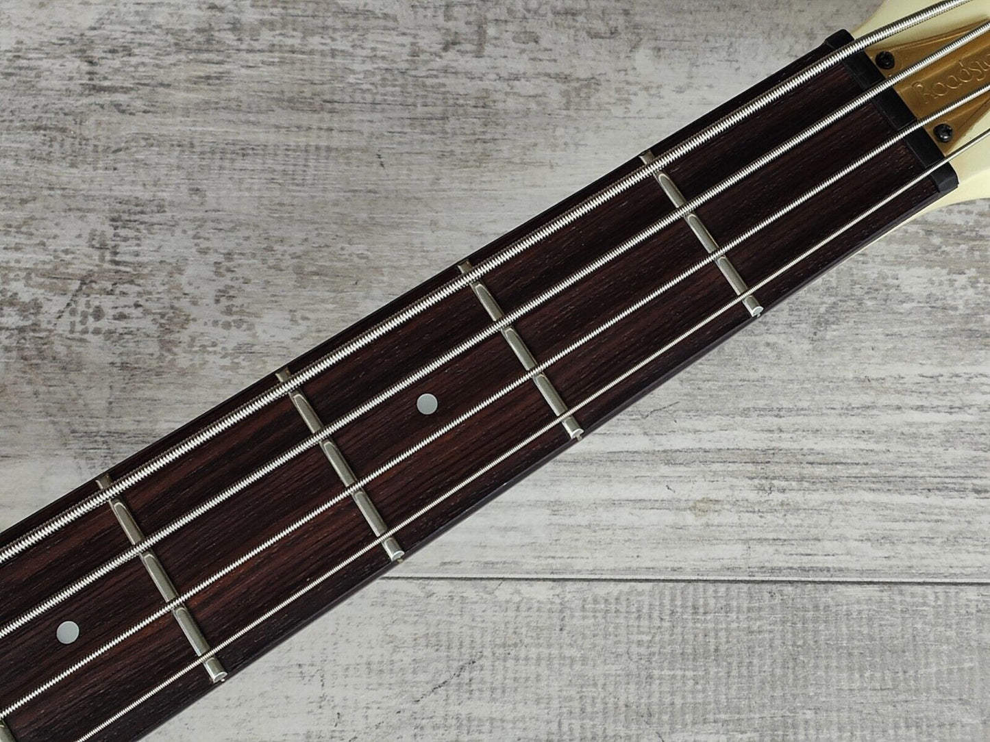 1987 Ibanez Japan RB835 Roadstar II Bass Guitar (Crystal Pearl White)