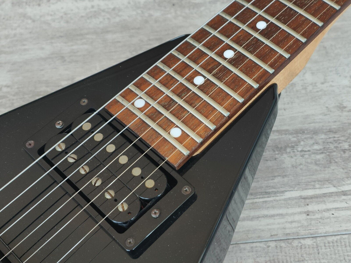 2000's Jackson Charvel Japan CKV-068 Exclaim Series Flying V (Black)