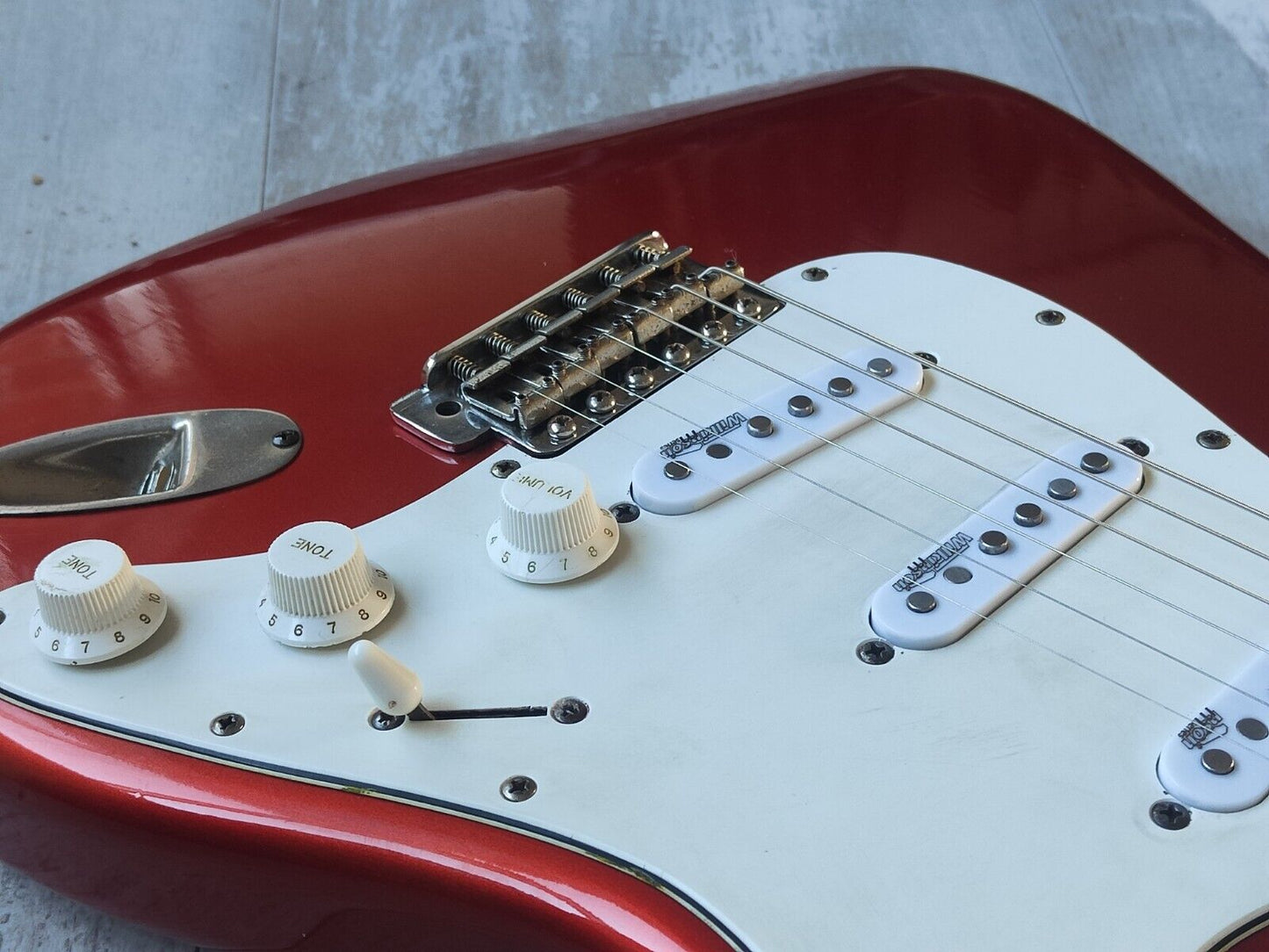 1984 Yamaha Japan ST600R Vintage Stratocaster (Candy Apple Red)