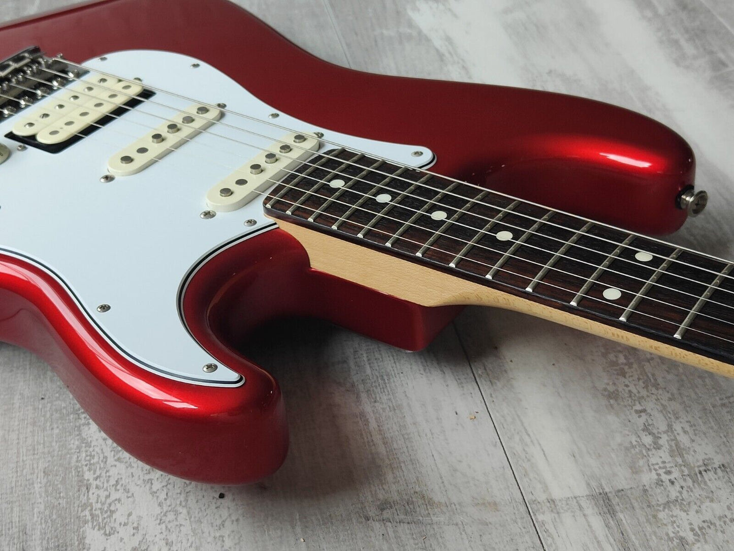 2013 FGN (Fujigen Japan) J-Standard HSS Stratocaster (Candy Apple Red)