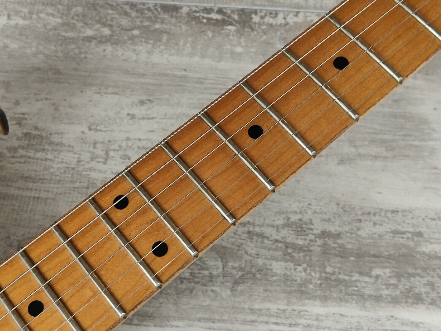 1986 Bill Lawrence (by Morris Japan) BSOM-75 Electric Guitar (Black)