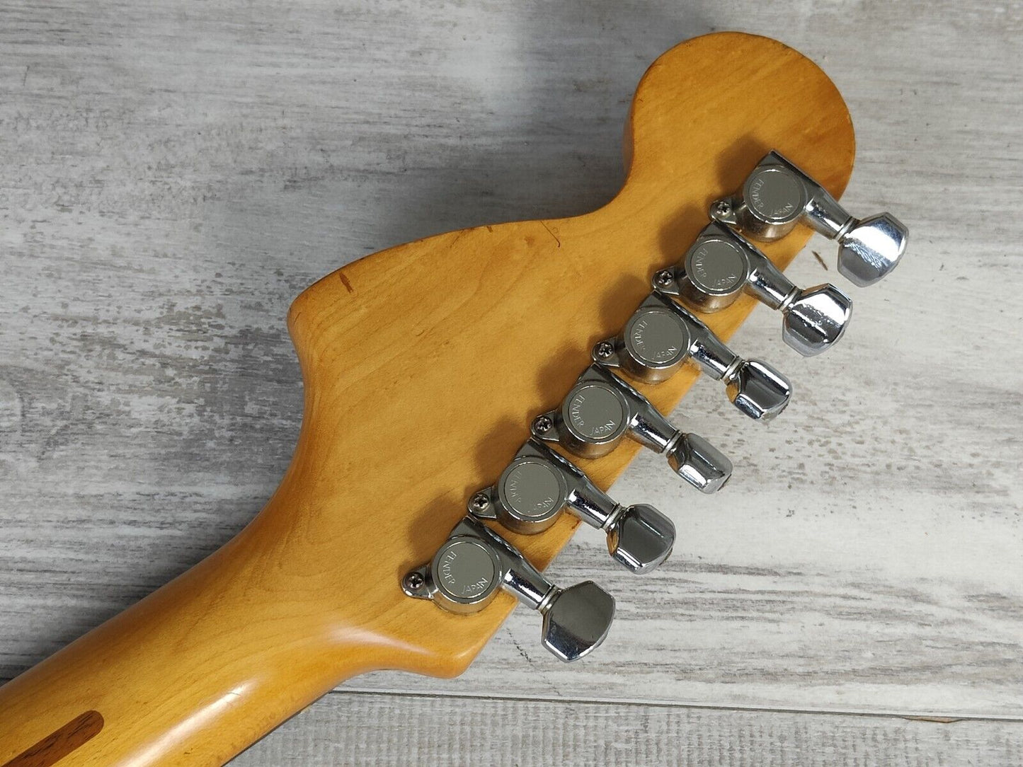 1985 Fender Japan ST72-65 Blackmore Scalloped Stratocaster (Aged Olympic White)